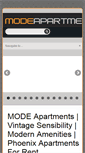 Mobile Screenshot of modeapts.com